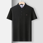 Polo brodé respirant pour homme