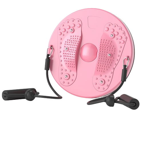 Disque Rotatif De Cardio InnovaGoods Avec Guide Exercices - Accessoire Fitness Abdominal, Fessiers Et Jambes, Noir