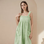 Cozy Bath - Towel Robe with Pockets & Straps