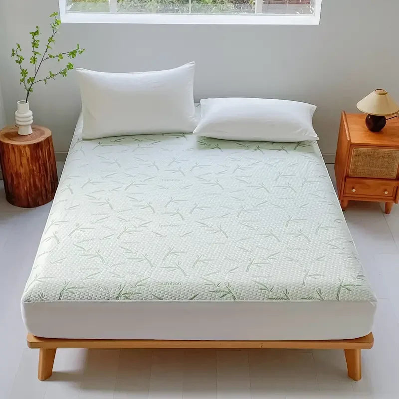 Housse de Matelas Bambou Imperméable et Rafraîchissante