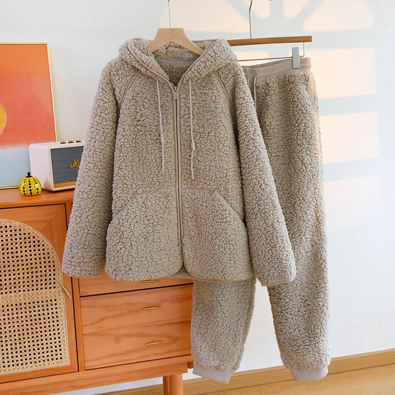 BEARY - Ensemble d'intérieur Chaud & Doux en Flanelle