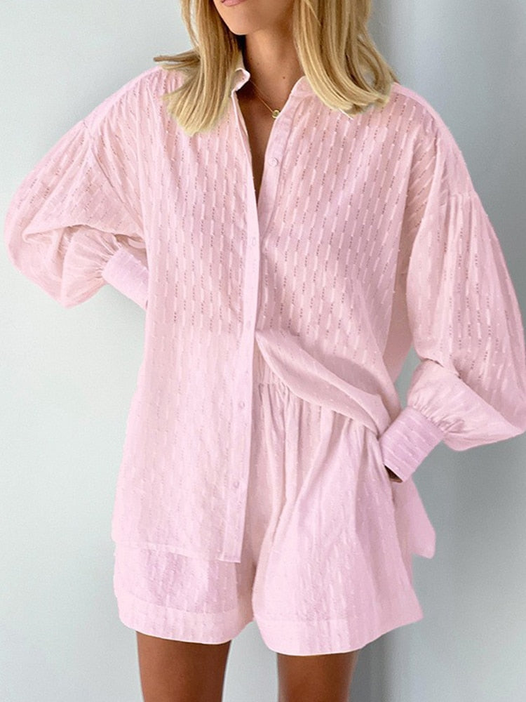 Ensemble 2PCS Chemise et short ultra-léger