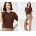 Top Classique Tricoté Femme – Plusieurs Couleurs