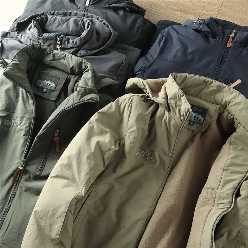 Imperméable long doublé polaire Beige Glendale Polar Imperméable long doublé polaire Beige Glendale Polar