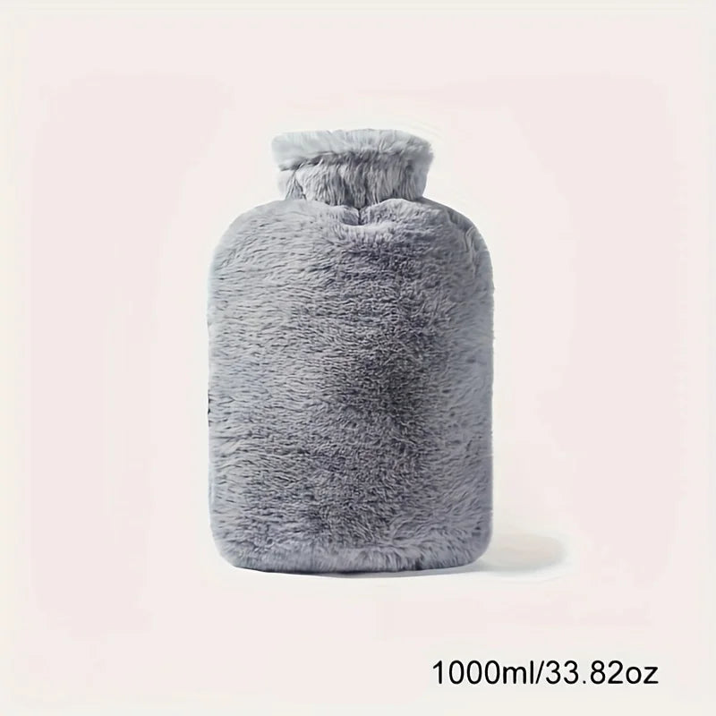 Bouillotte à Eau en Peluche Douce 1L/2L
