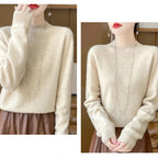 Pull à Col Cheminé 100% Laine Mérinos - 14 Couleurs