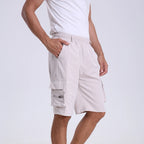 Short décontracté à taille élastique pour hommes