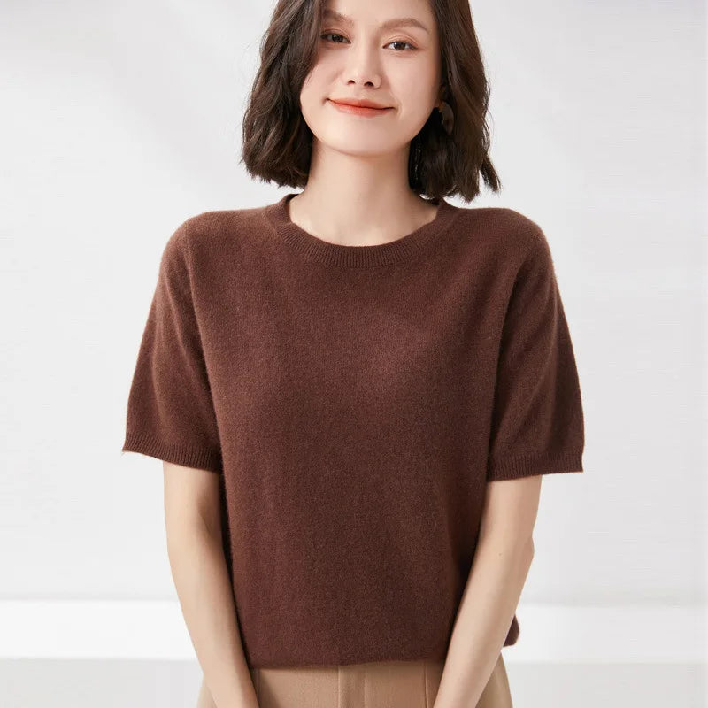 Top Classique Tricoté Femme – Plusieurs Couleurs