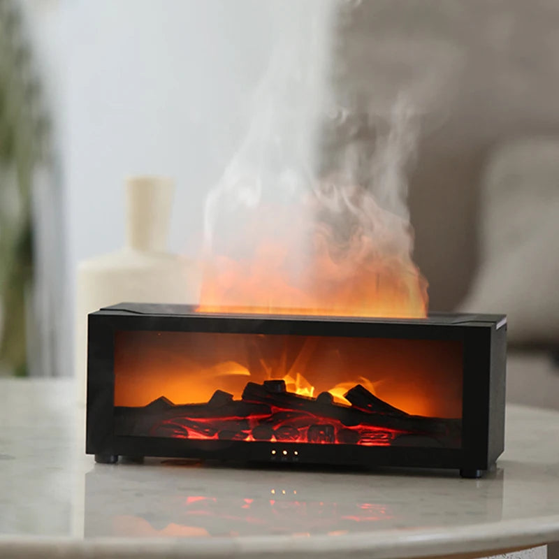 Diffuseur Mini Cheminée Cosy - 4 Huiles essentielles OFFERTES
