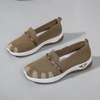 Chaussures Slip-On de Marche à Enfiler en Marille Respirante