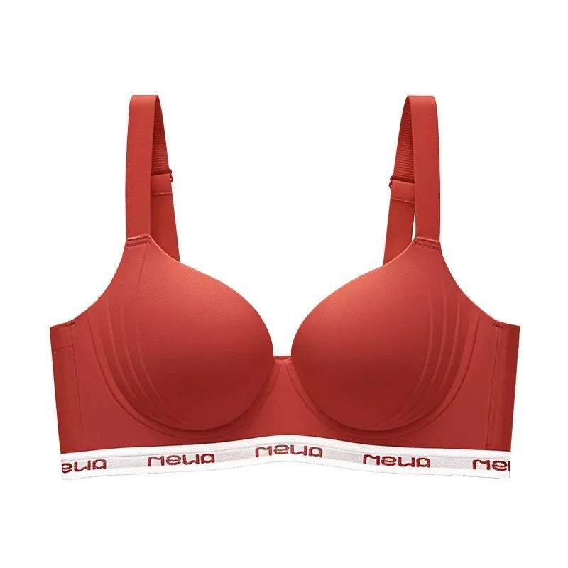Soutien-gorge en Soie Glacée Sans Couture Effet Push Up