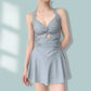 Maillot Une Pièce Amincissant Style Robe Élégante