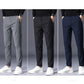 Pantalon élégant d'hiver avec doublure en polaire ultra-chaude pour Homme
