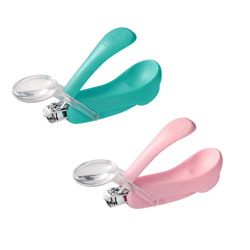 Lot de 2 Coupes-ongles Ergonomique avec Loupe - Sécurité et Précision