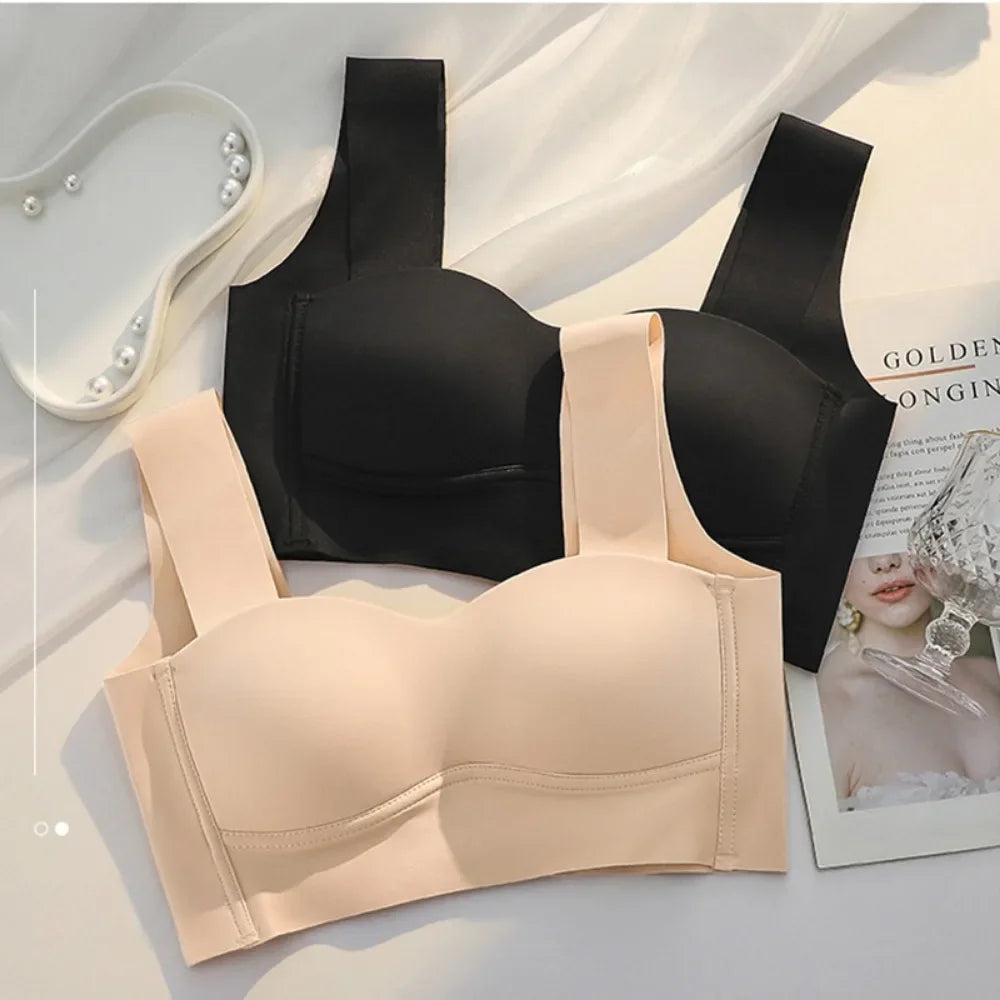 Soutien-gorge Balconnet Sans Couture & Sans Armature en Soie Glacée