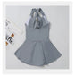Maillot Une Pièce Amincissant Style Robe Élégante