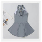 Maillot Une Pièce Amincissant Style Robe Élégante