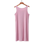 Chemise de nuit en Modal sans manches - Grandes tailles