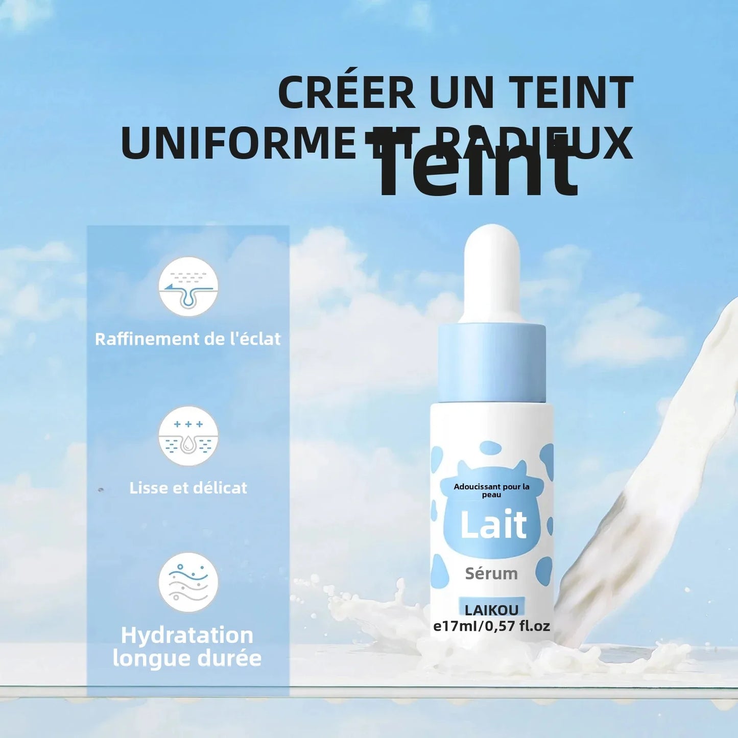 Kit Routine Soins 5PCS Hydratant Lait & Beurre de Karité