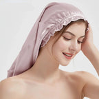 Gorro de dormir de seda de morera para cabello largo