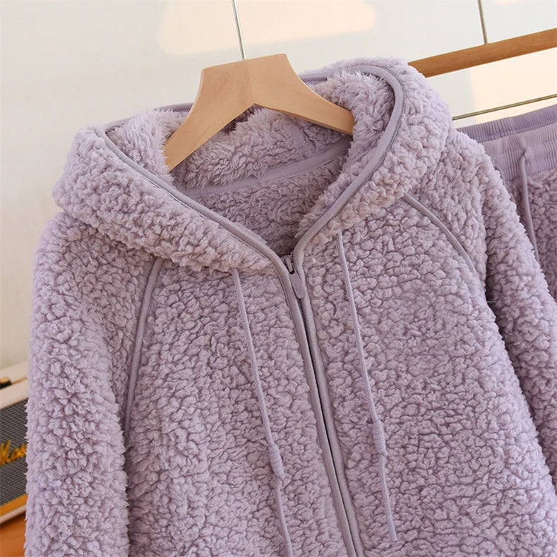 BEARY - Ensemble d'intérieur Chaud & Doux en Flanelle
