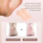 Lot de 2 Chaussettes Hydratantes en Gel pour Pieds & Mains Secs