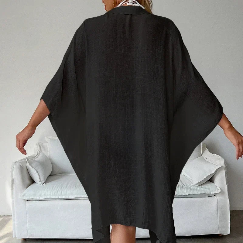 Robe Chemise de Plage Ample & Légère - Cover-Up Maillot de Bain