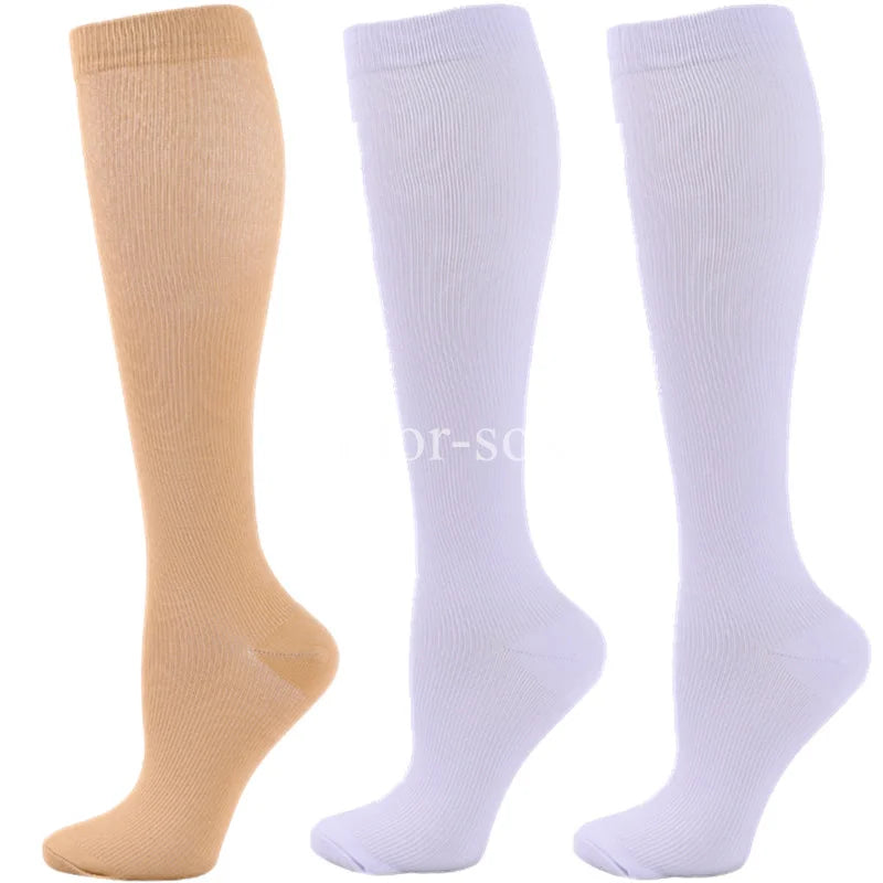 2 paires de Chaussettes de Compression – Circulation Améliorée + 1 paire OFFERTE