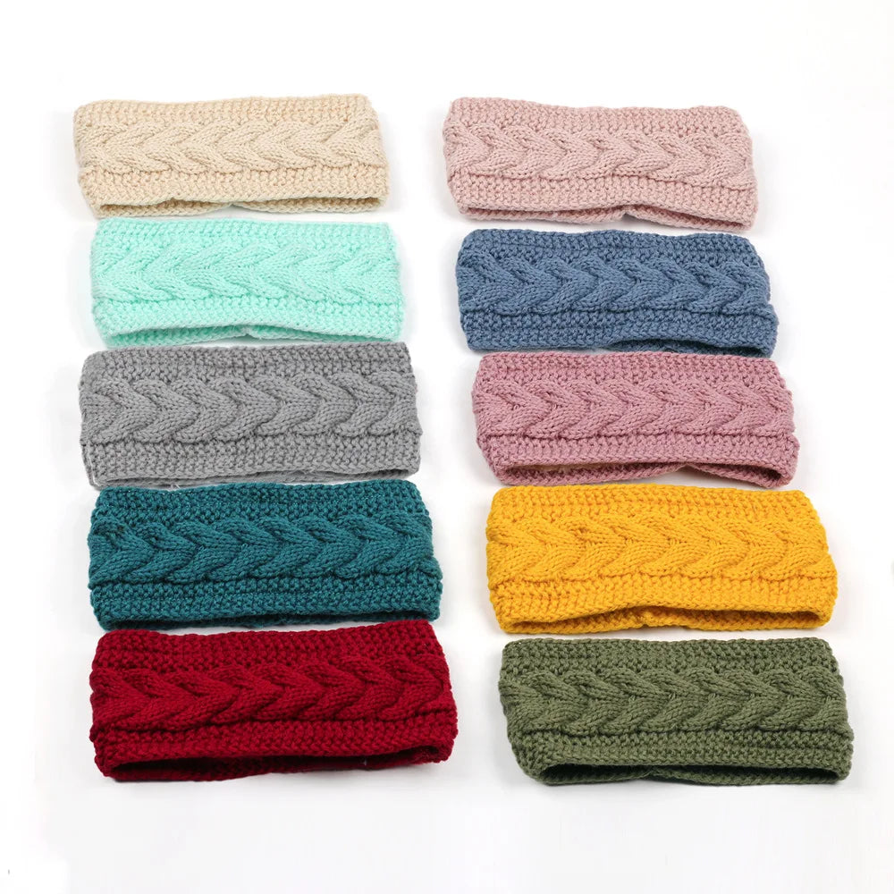 Bandeau KeepWarm Torsadé Doublure Fausse Fourrure Chaude