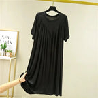 Robe de Nuit Grande Taille en Modal Doux