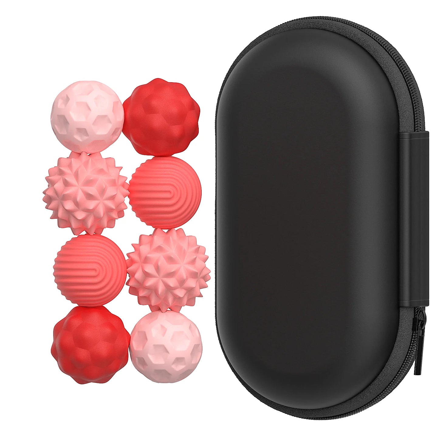 8x Boules Sensorielles Magnétiques en Silicone - Anti-Stress & Concentration
