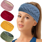 Bandeau KeepWarm Torsadé Doublure Fausse Fourrure Chaude