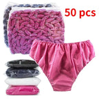 Lot de 50 Sous-Vêtements Jetables Hygiéniques pour Voyage & Spa