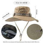 Chapeau d'Été à Large Bord et maille - Protection UV