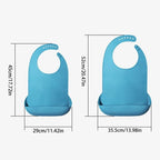 Bavoir Repas Adulte en Silicone – Imperméable & Profond