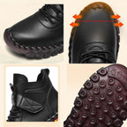 Bottines en SimiliCuir intérieur fourré - Faciles à enfiler