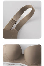 Soutien-gorge en Soie Glacée Sans Couture Effet Push Up