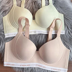 Soutien-gorge en Soie Glacée Sans Couture Effet Push Up