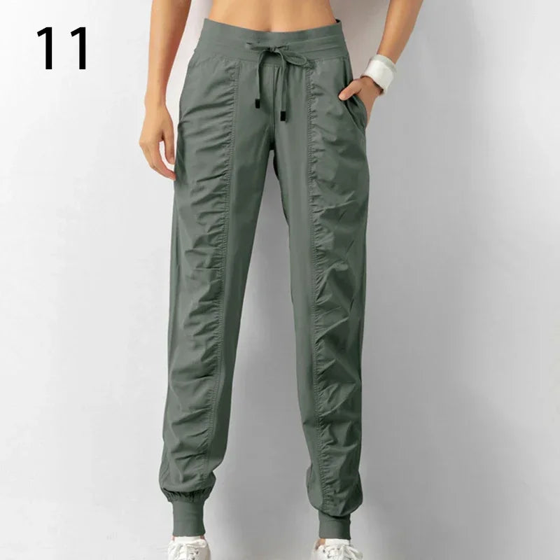 Pantalon de Jogging à Séchage Rapide et Cordon