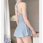 Maillot Une Pièce Amincissant Style Robe Élégante