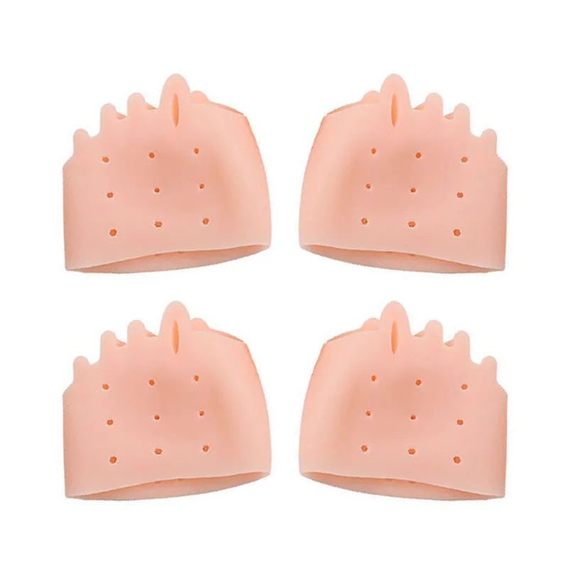 4x Coussinets en Silicone pour l'avant-pied - Alignement des orteils