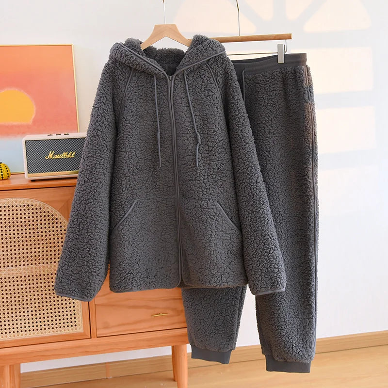 BEARY - Ensemble d'intérieur Chaud & Doux en Flanelle