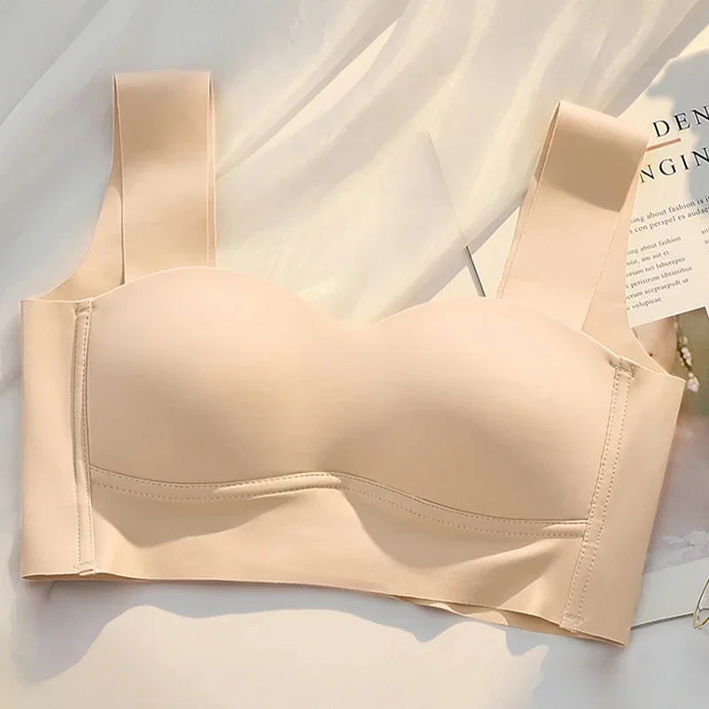 Soutien-gorge Balconnet Sans Couture & Sans Armature en Soie Glacée
