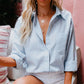 Chemise Tunique Élégante Femme – Lin & Coton