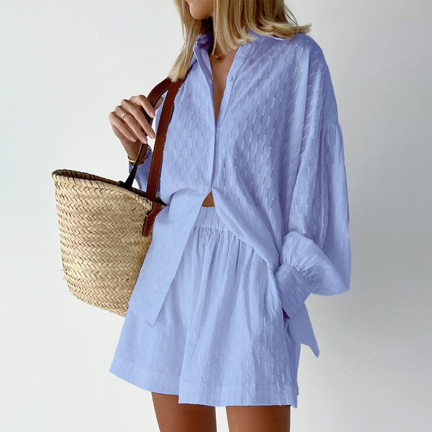 Ensemble 2PCS Chemise et short ultra-léger