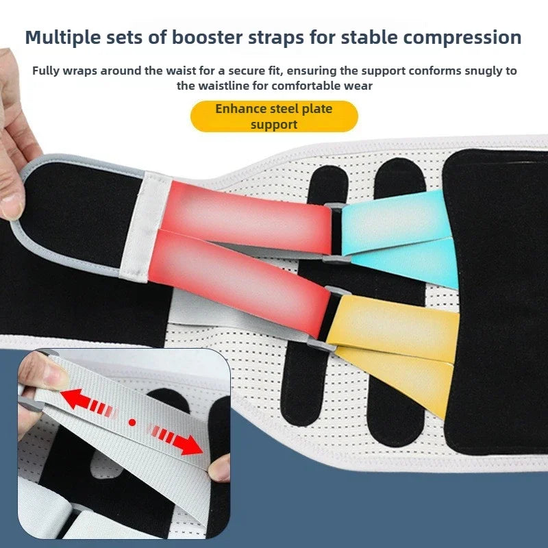 Ceinture de Maintien Lombaire Respirante Réglable — Soulagement Mal de Dos
