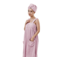 Cozy Bath - Robe Serviette de Bain à Poches & Bretelles