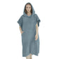 Poncho Serviette Microfibre à Séchage Rapide & Capuche
