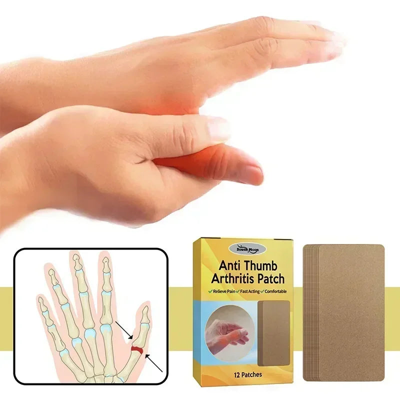 Lot de 24 Patchs de traitement pour arthrose des mains