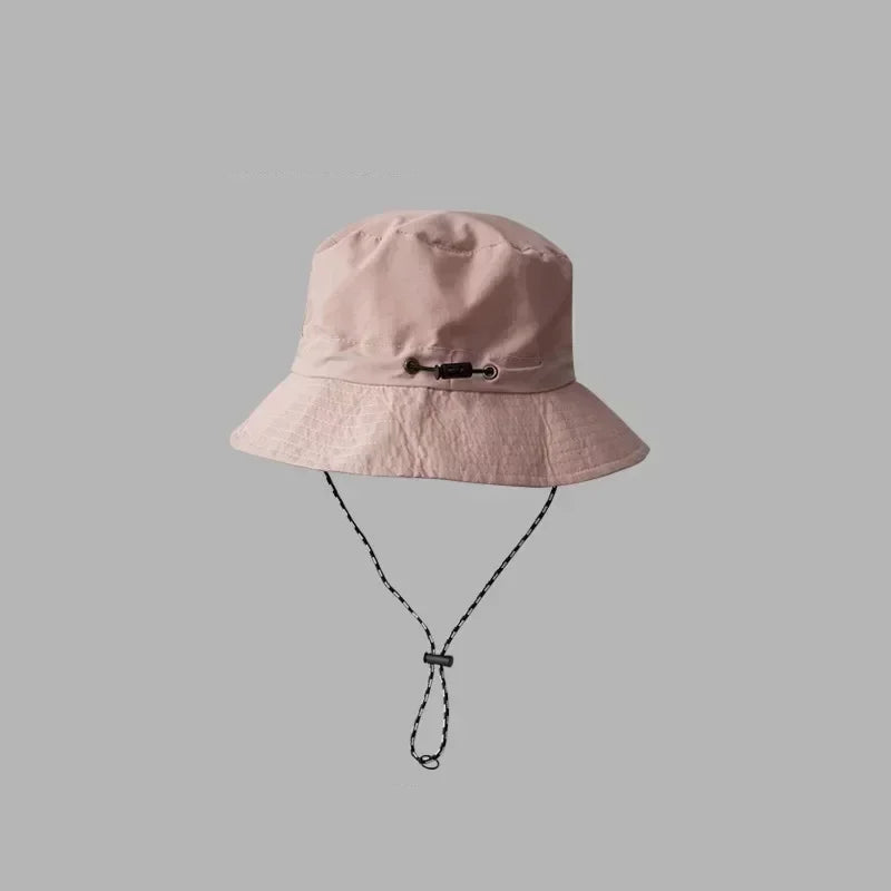 Chapeau de pêcheur à Cordon Pliable Anti-UV & Imperméable